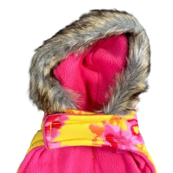 Isaac Mizrahi Floral Printed Dog Coat Size XS - Picture 5 of 8